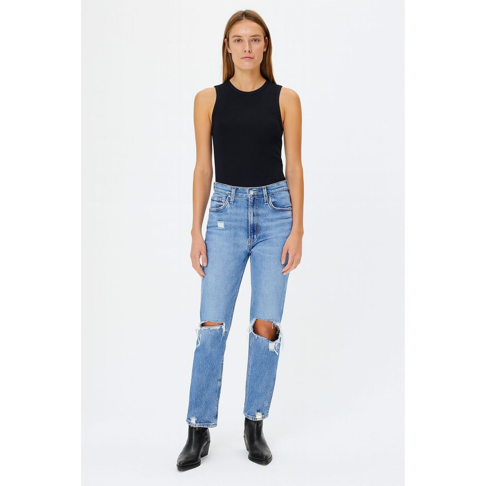 MOTHER SUPERIOR Denim Blue The Tomcat The Confession Jeans Pants Women's Size 26